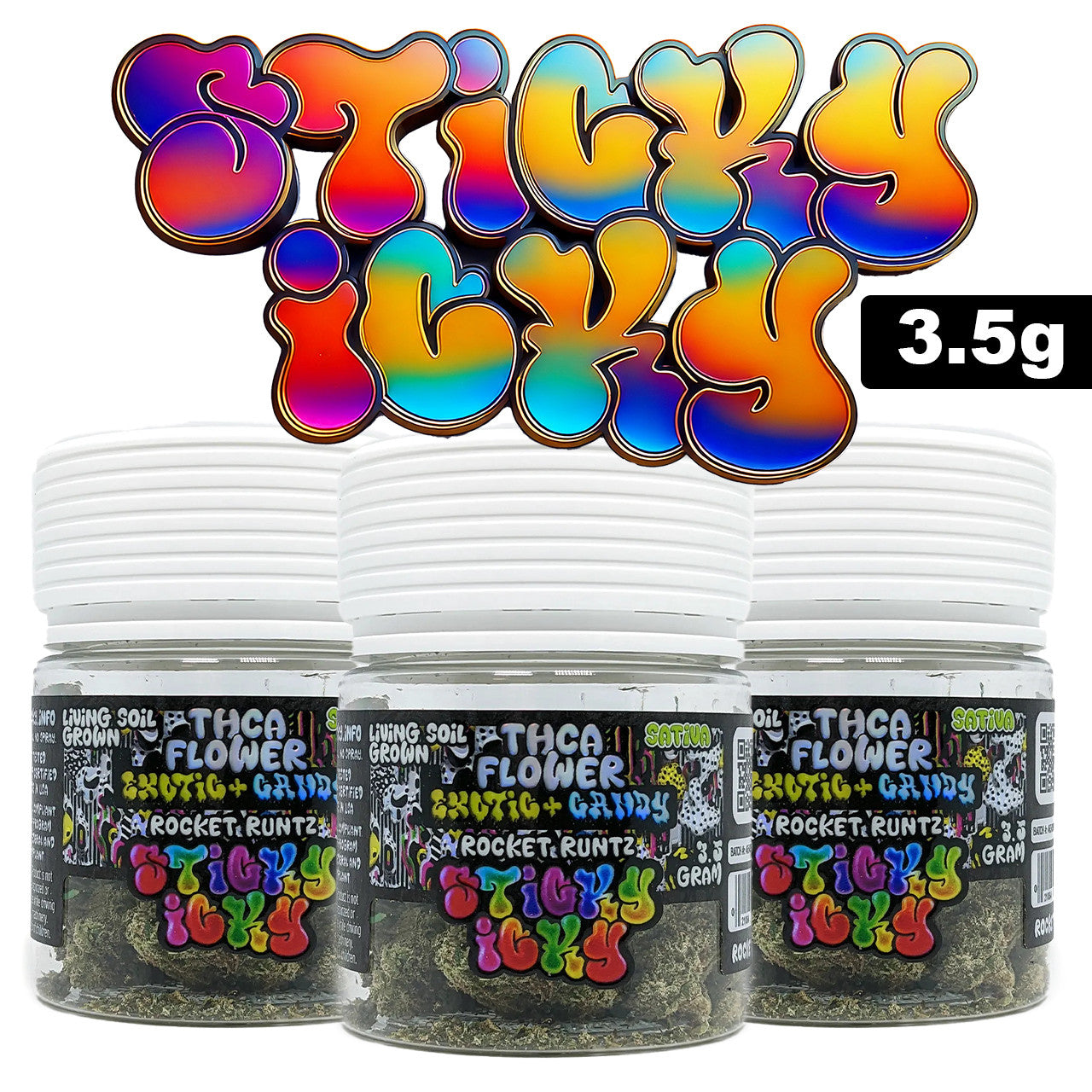Sticky Icky - THCA Flower 3.5g - All Tiers Sticky Icky - THCA Flower 3.5g - All Tiers